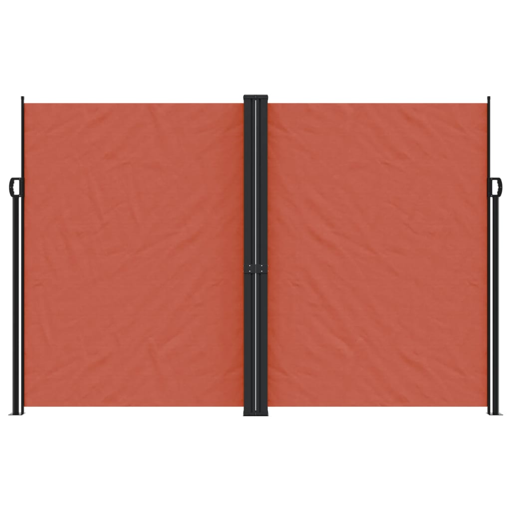 Retractable side awning 220x1000 cm terracotta