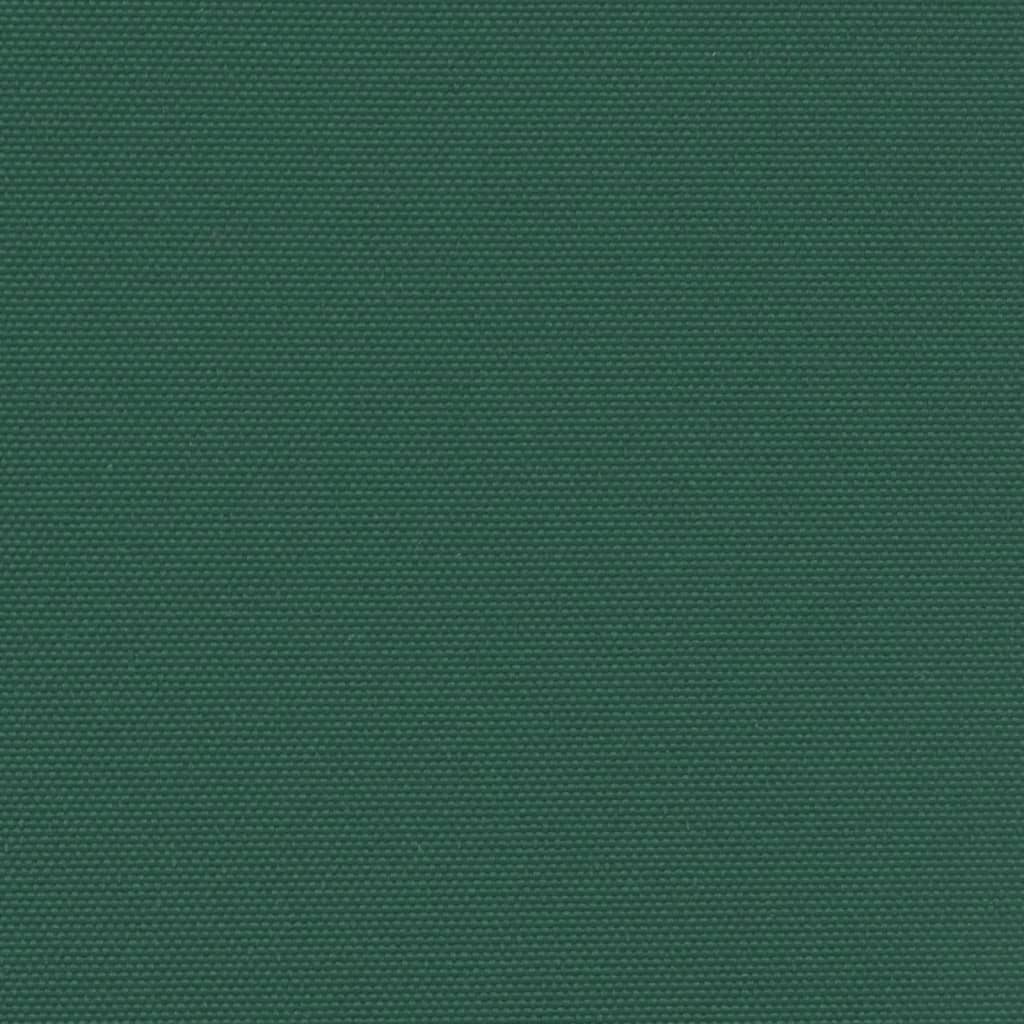 Uttrekkbar sidemarkise 220x1000 cm mørkegrønn