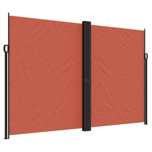 Uttrekkbar sidemarkise 220x1200 cm terrakotta