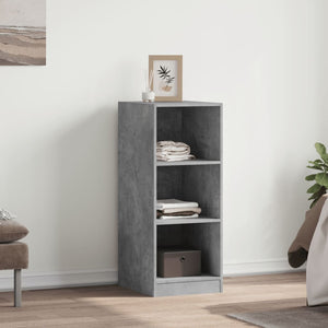Garderobe betonggrå 48x41x102 cm konstruert tre