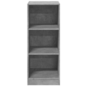 Garderobe betonggrå 48x41x102 cm konstruert tre