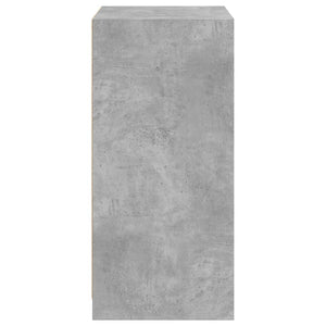 Garderobe betonggrå 48x41x102 cm konstruert tre