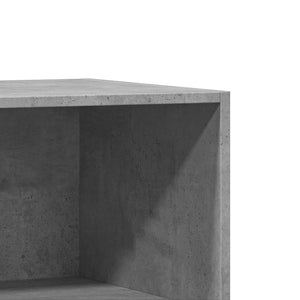 Garderobe betonggrå 48x41x102 cm konstruert tre