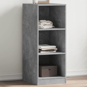 Garderobe betonggrå 48x41x102 cm konstruert tre