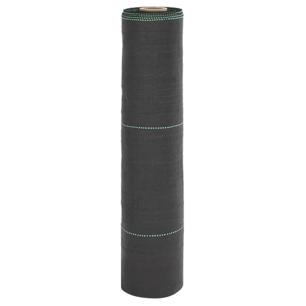 Kontrollmatte for ugress svart 0,5x100 m PP