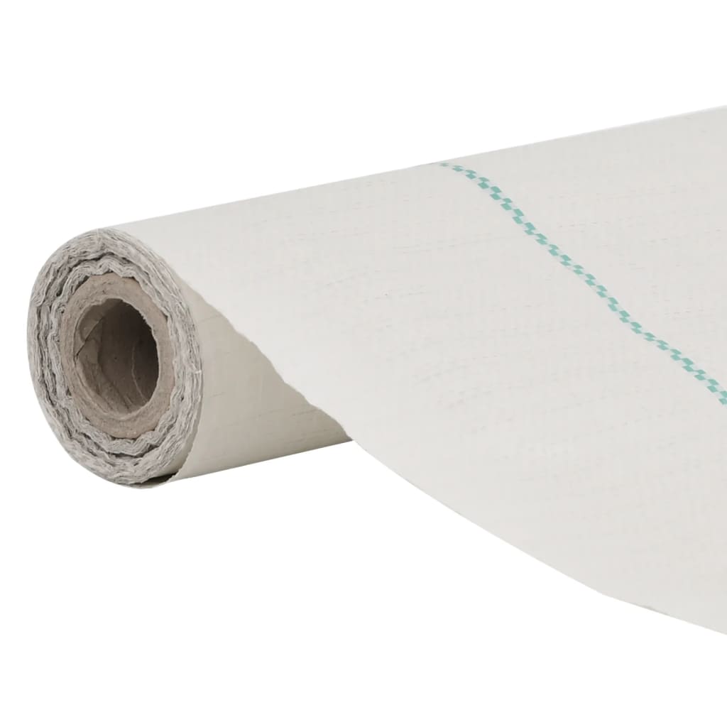 Kontrollmatte for ugress hvit 2x25 m PP