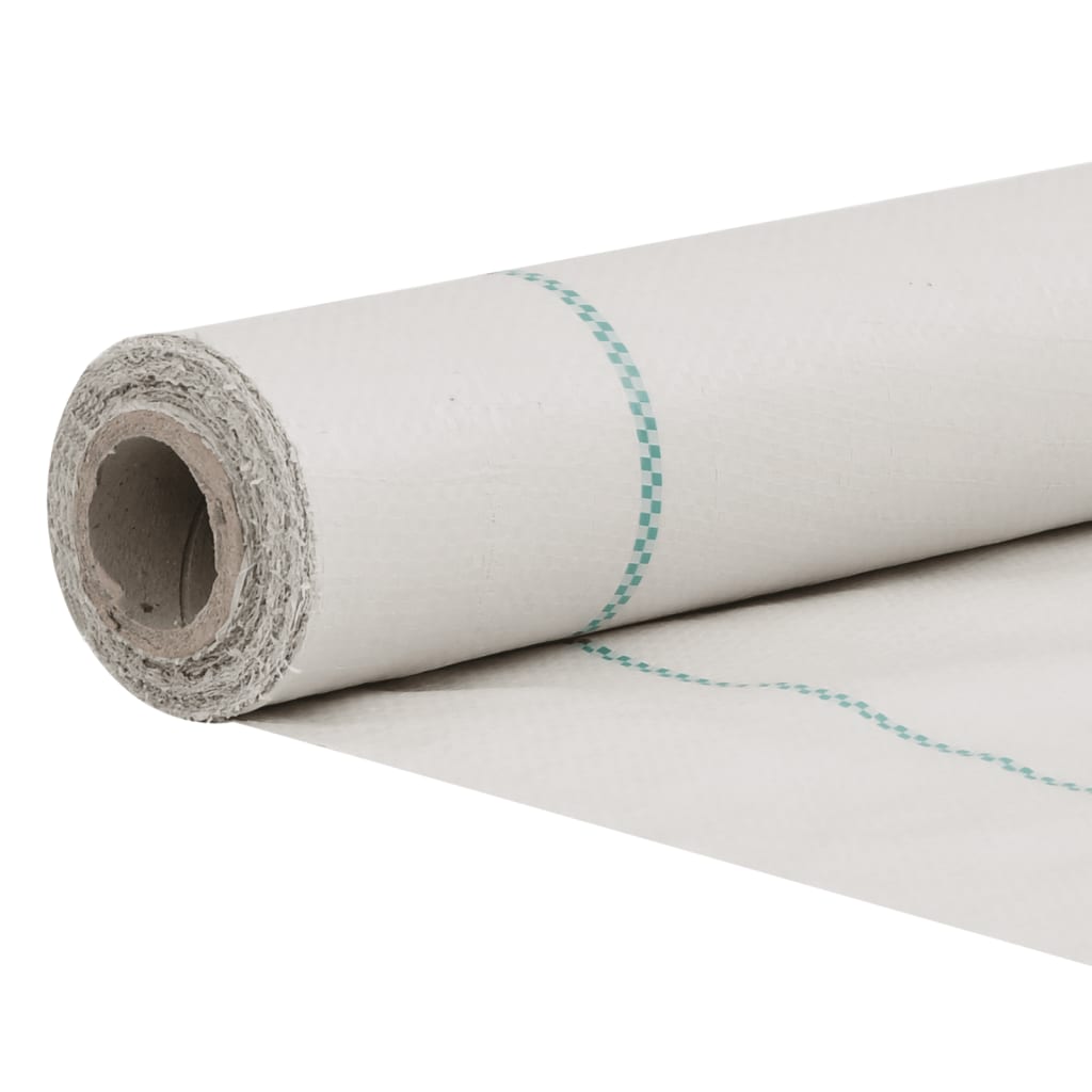 Kontrollmatte for ugress hvit 2x25 m PP