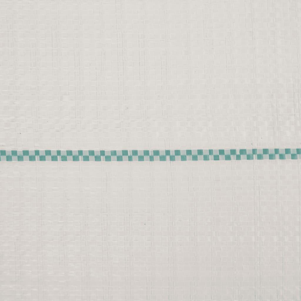 Kontrollmatte for ugress hvit 2x25 m PP