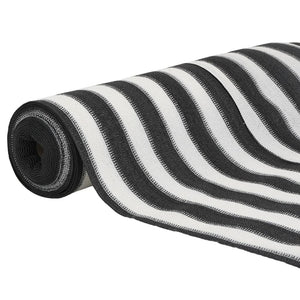 Skjermnett antrasitt og hvit 1,5x10 m HDPE 75 g/m²