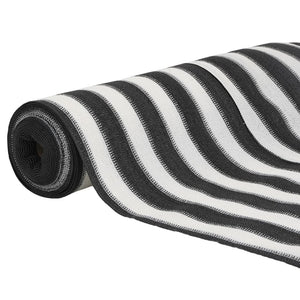Skjermnett antrasitt og hvit 1,8x10 m HDPE 75 g/m²