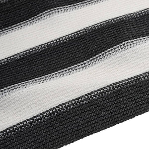 Skjermnett antrasitt og hvit 1,8x10 m HDPE 75 g/m²