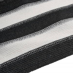 Skjermnett antrasitt og hvit 2x10 m HDPE 75 g/m²