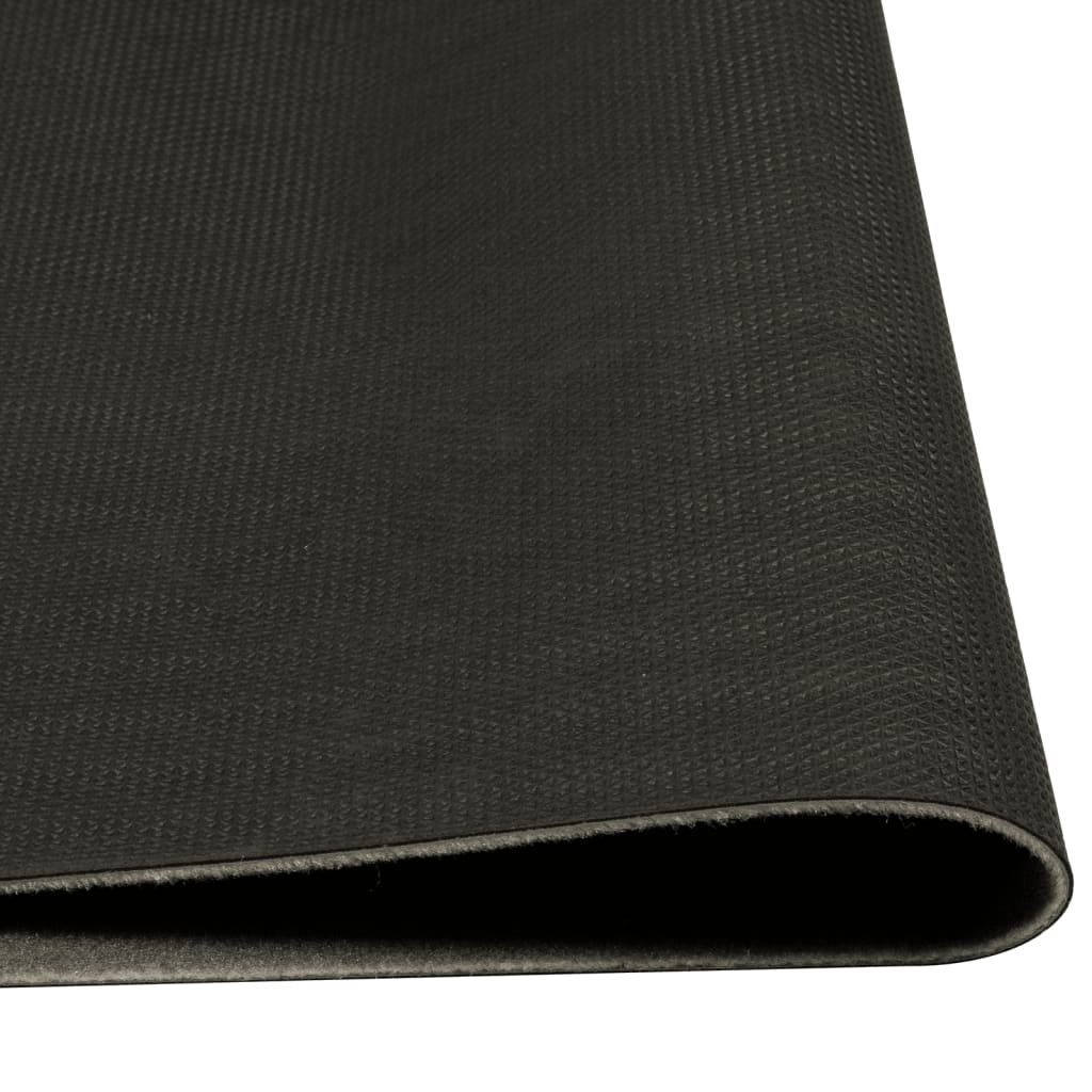 Kitchen rug washable Morning black 60x180 cm velvet