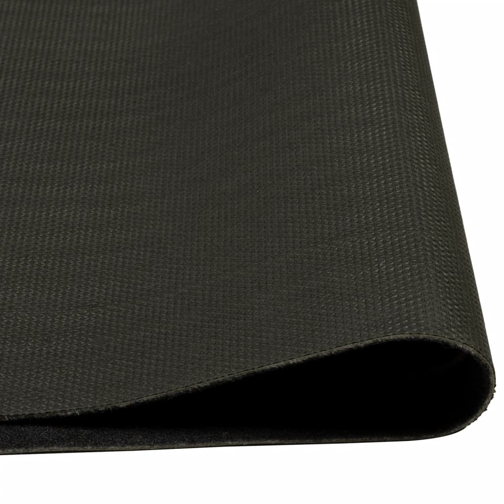 Kjøkkenteppe vaskbar Cup svart 60x180 cm fløyel