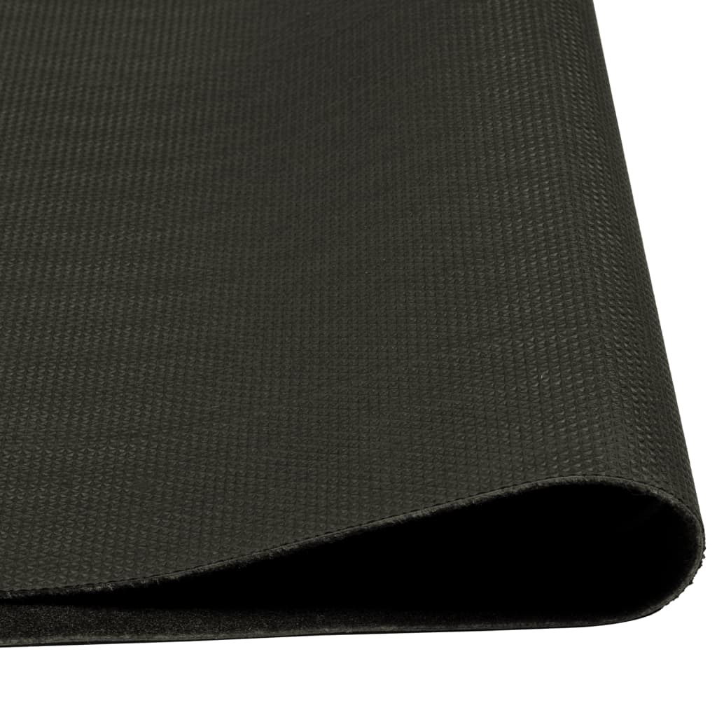 Kjøkkenteppe vaskbar Cup svart 60x300 cm fløyel
