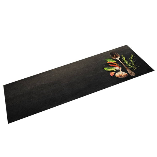 Kjøkkenteppe vaskbar krydder 45x150 cm fløyel