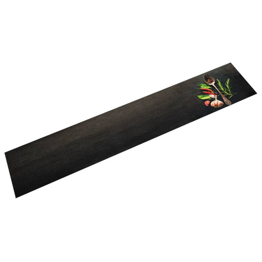 Kjøkkenteppe vaskbar krydder 60x300 cm fløyel