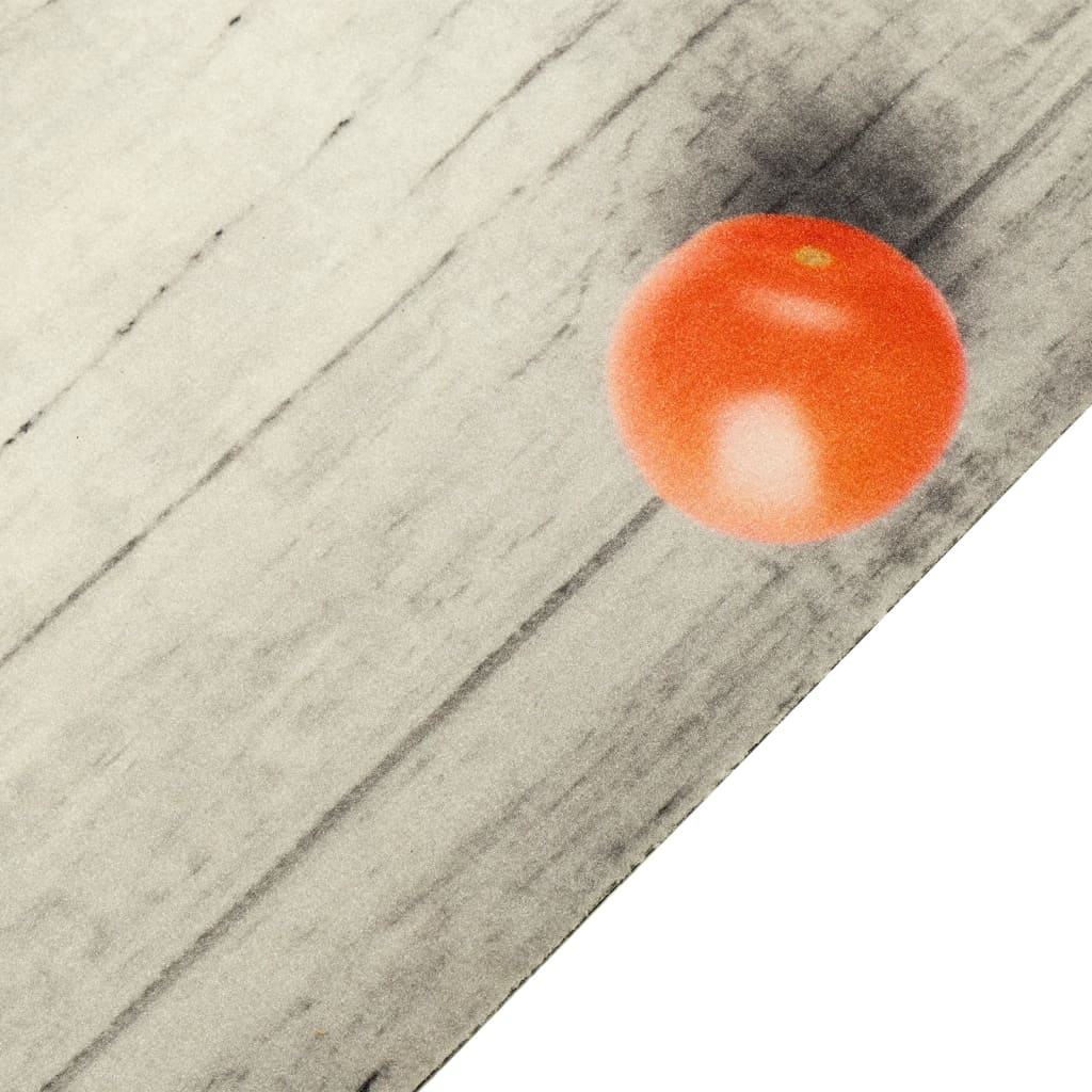 Kjøkkenteppe vaskbar Tomatoes 45x150 cm fløyel