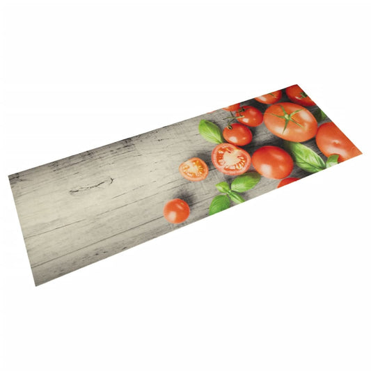 Kjøkkenteppe vaskbar Tomatoes 60x180 cm fløyel