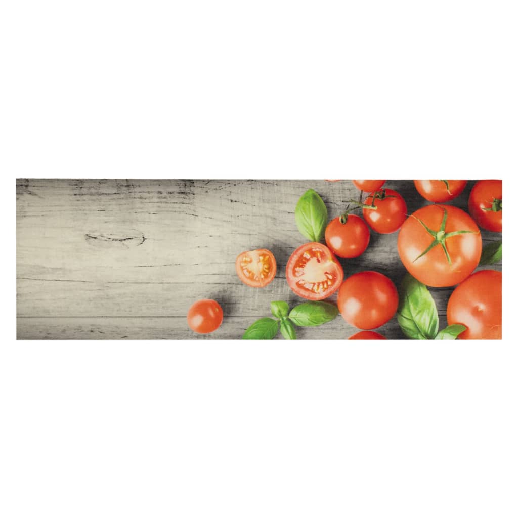 Kjøkkenteppe vaskbar Tomatoes 60x180 cm fløyel
