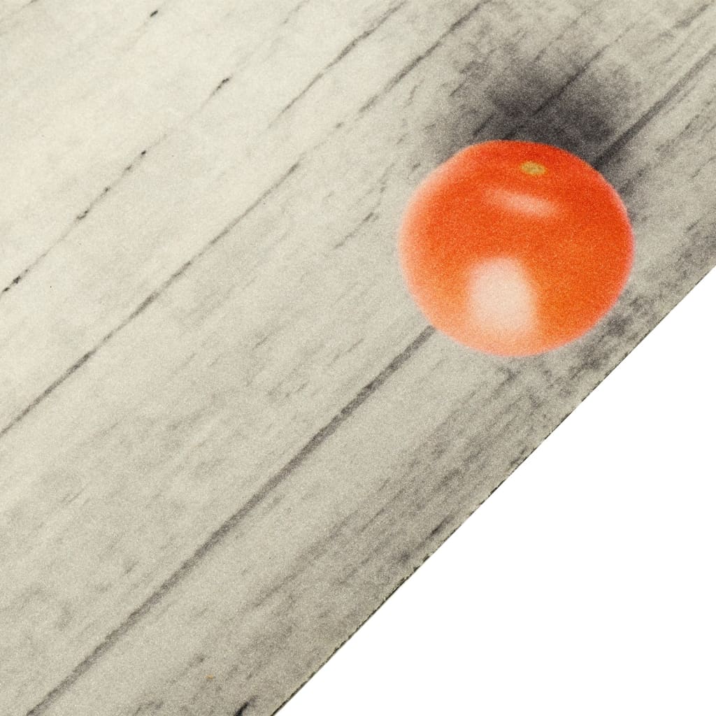 Kjøkkenteppe vaskbar Tomatoes 60x180 cm fløyel
