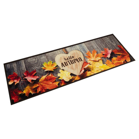 Kjøkkenteppe vaskbar Autumn 60x180 cm fløyel