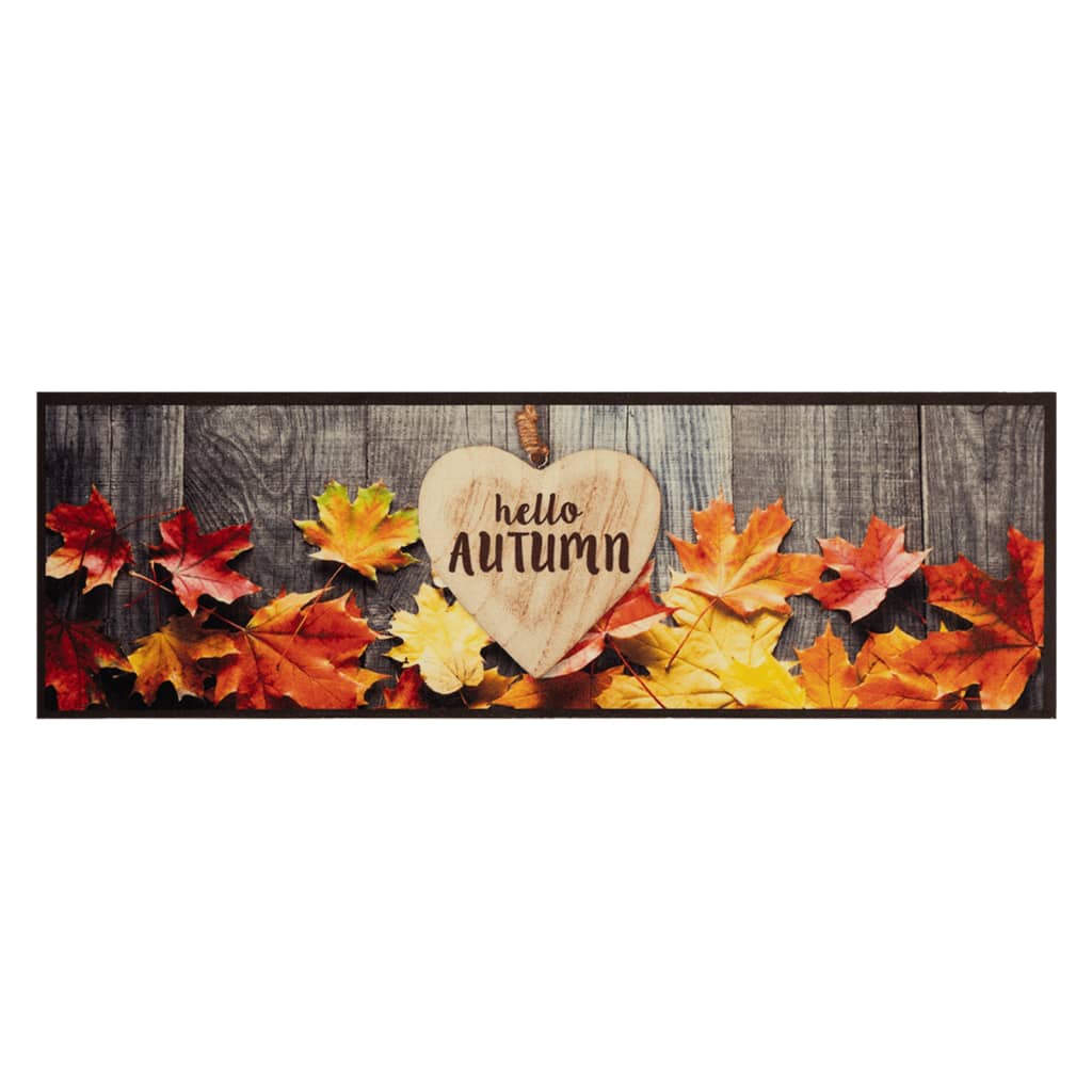 Kjøkkenteppe vaskbar Autumn 60x180 cm fløyel