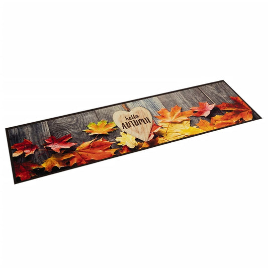 Kjøkkenteppe vaskbar Autumn 60x300 cm fløyel