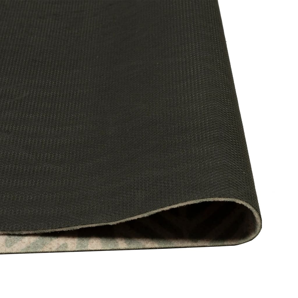 Washable kitchen rug Leaves 60x180 cm velvet