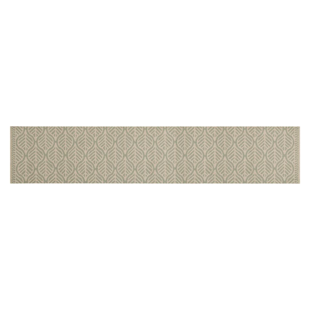 Washable kitchen rug Leaves 60x300 cm velvet