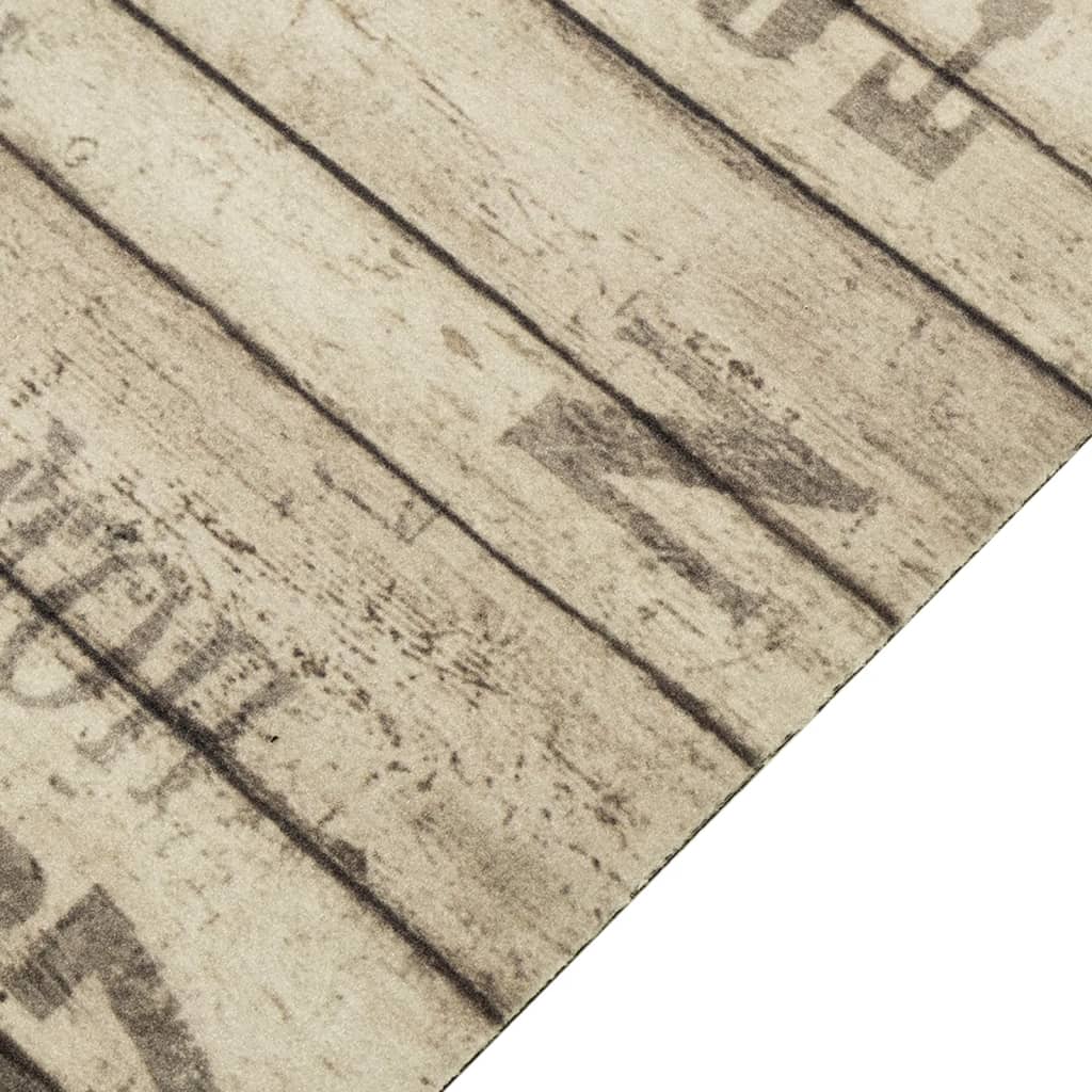 Kjøkkenteppe vaskbar Fence 60x180 cm fløyel