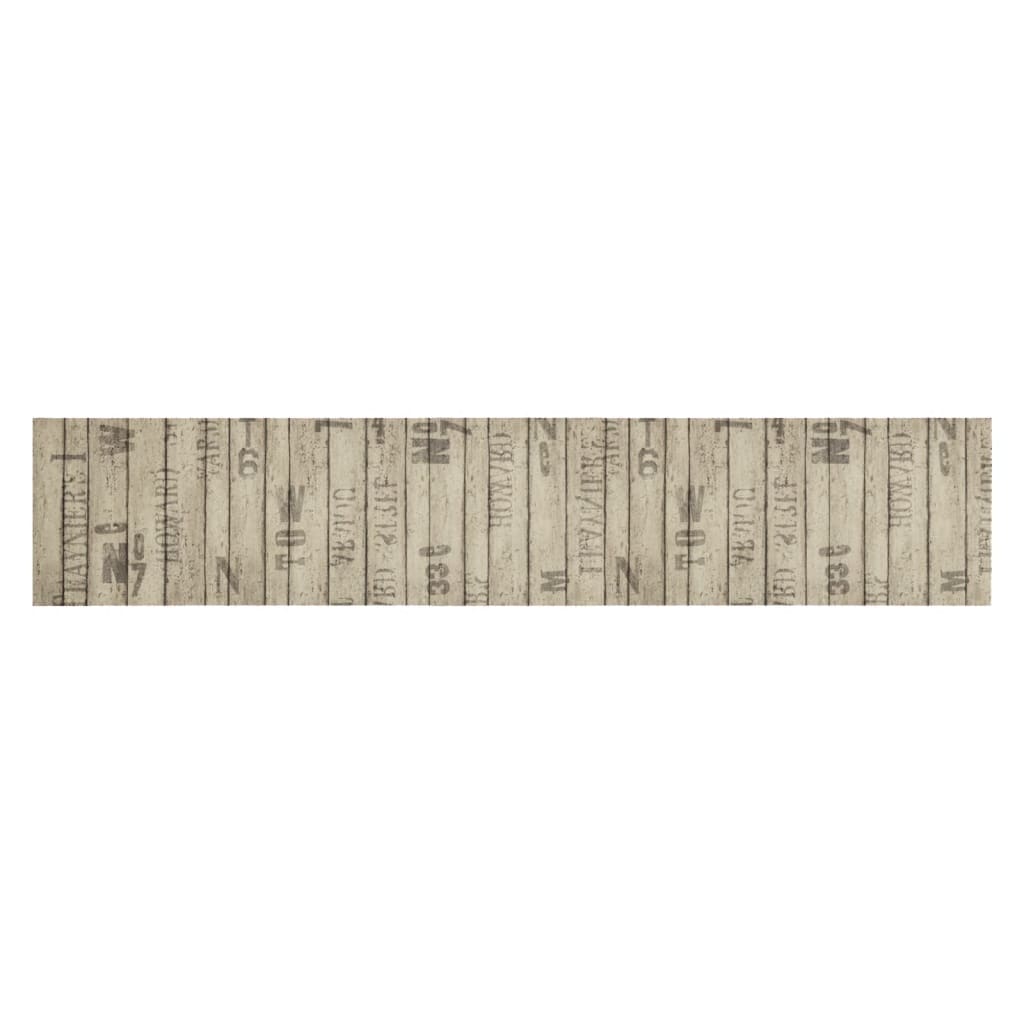 Kjøkkenteppe vaskbar Fence 60x300 cm fløyel
