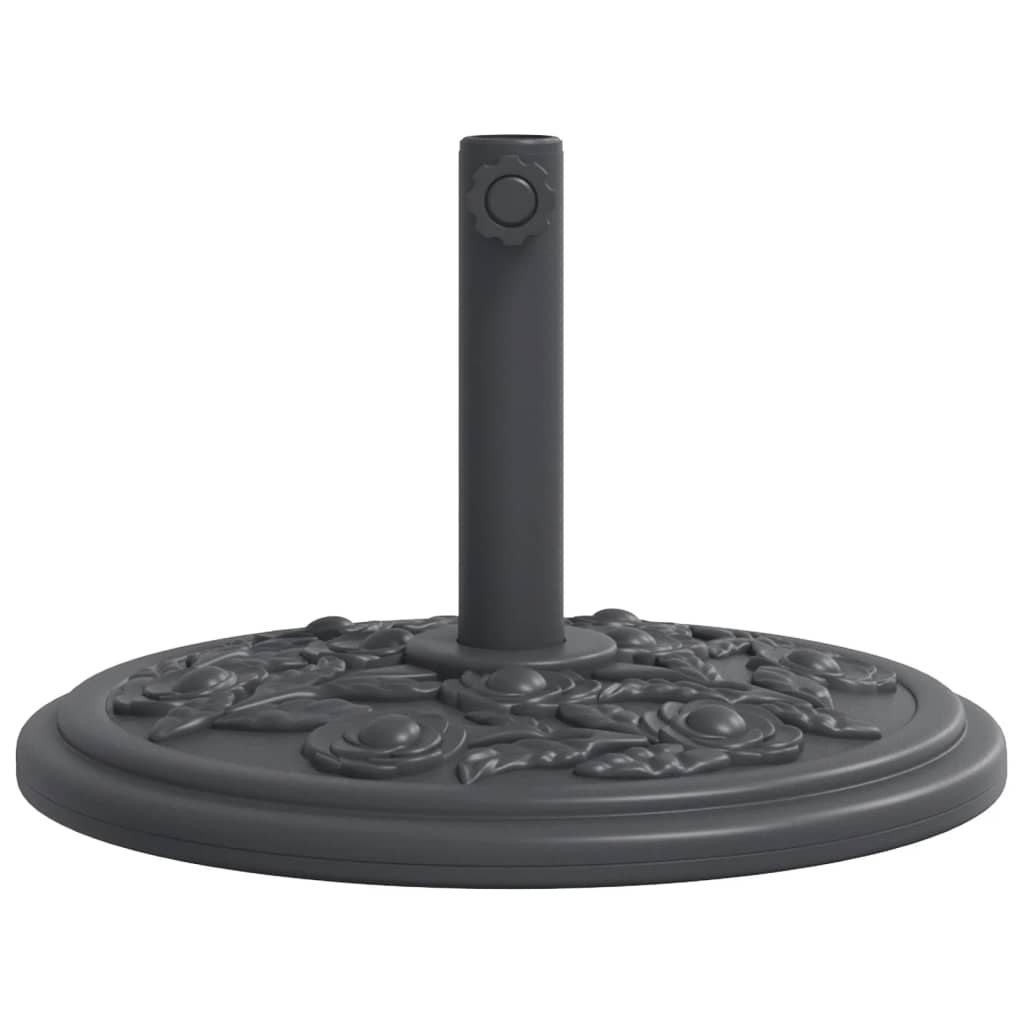 Parasol base for Ø38 / 48 mm poles 12 kg round