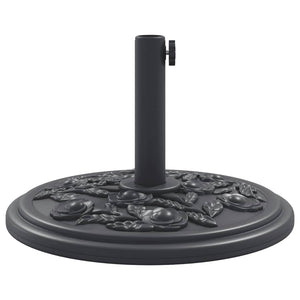 Parasol base for Ø38 / 48 mm poles 12 kg round