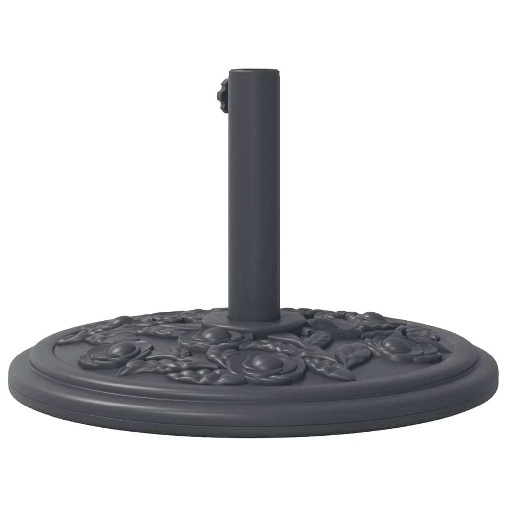 Parasol base for Ø38 / 48 mm poles 12 kg round