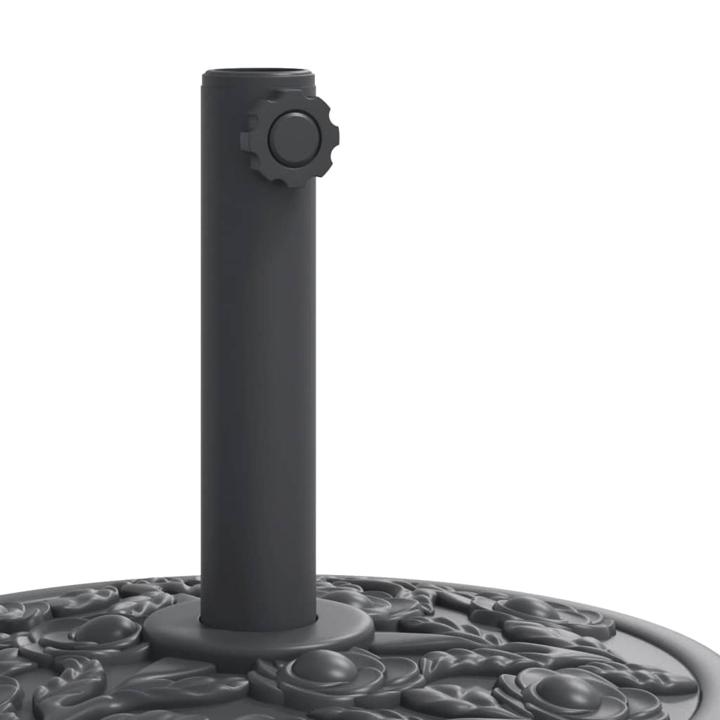 Parasol base for Ø38 / 48 mm poles 12 kg round