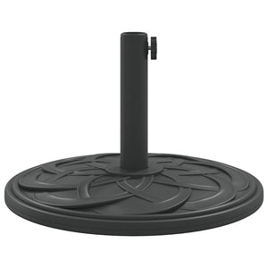 Parasollfot for Ø38 / 48 mm stenger 12 kg rund