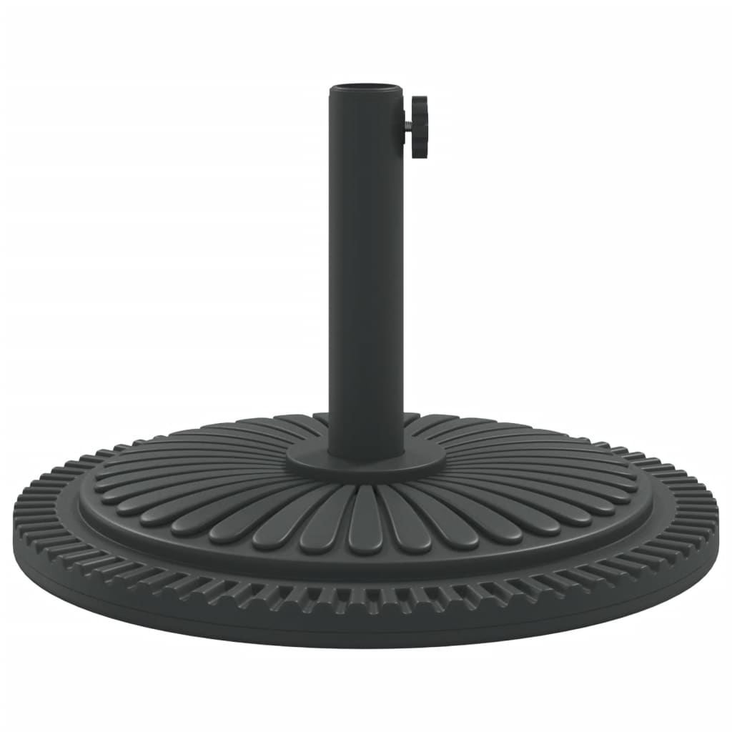 Parasollfot for Ø38 / 48 mm stenger 12 kg rund