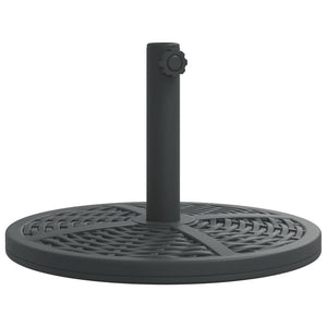 Parasol base for Ø38 / 48 mm poles 12 kg round