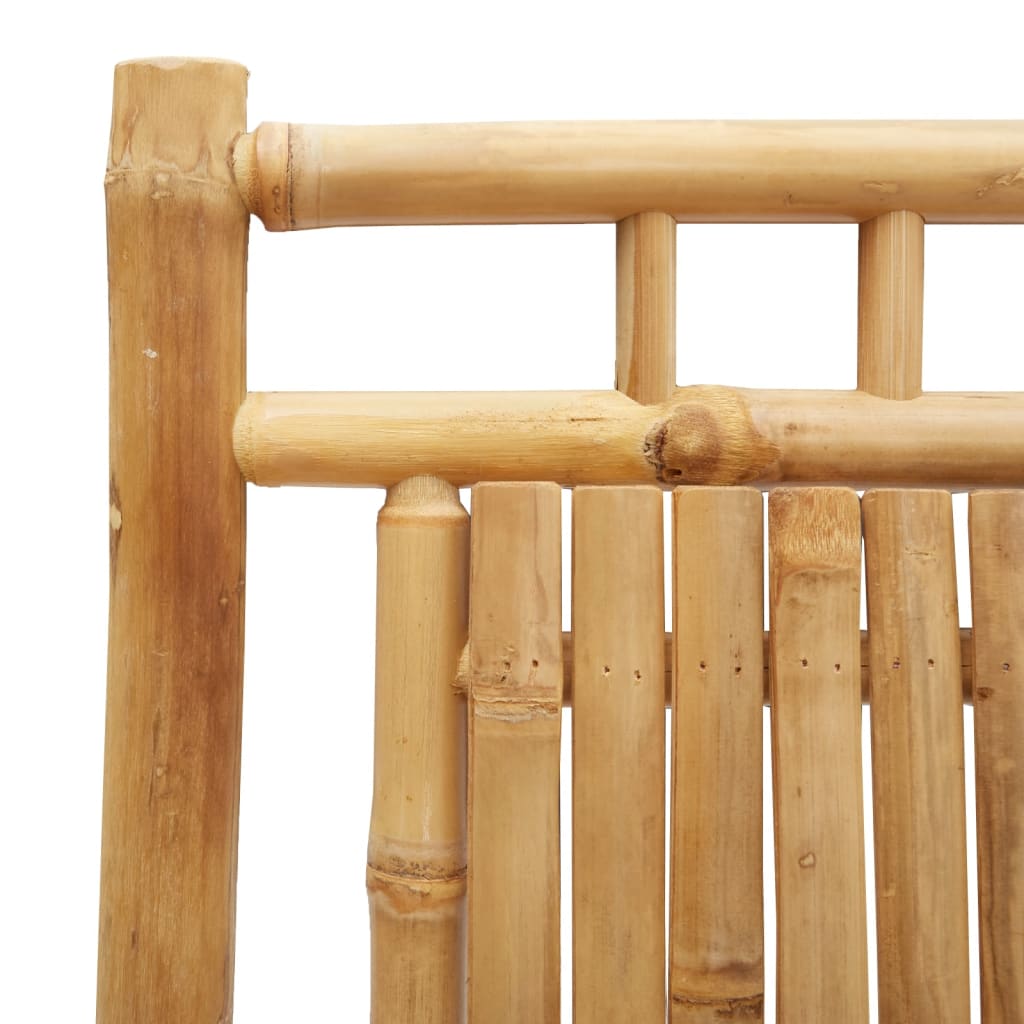 Sammenleggbare hagestoler 6 stk 46x66x99 cm bambus