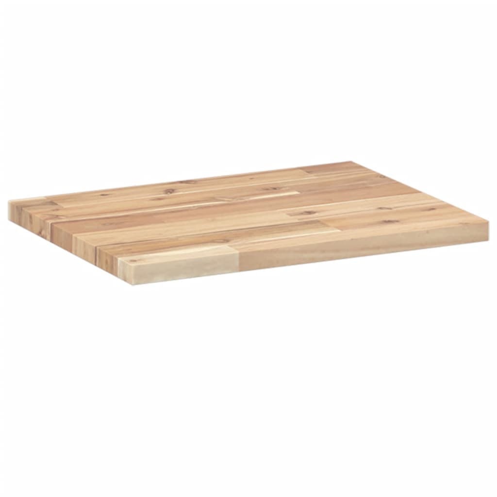 Floating shelf 40x30x2 cm untreated solid acacia wood