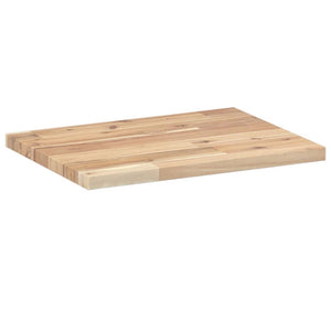 Floating shelf 40x30x2 cm untreated solid acacia wood