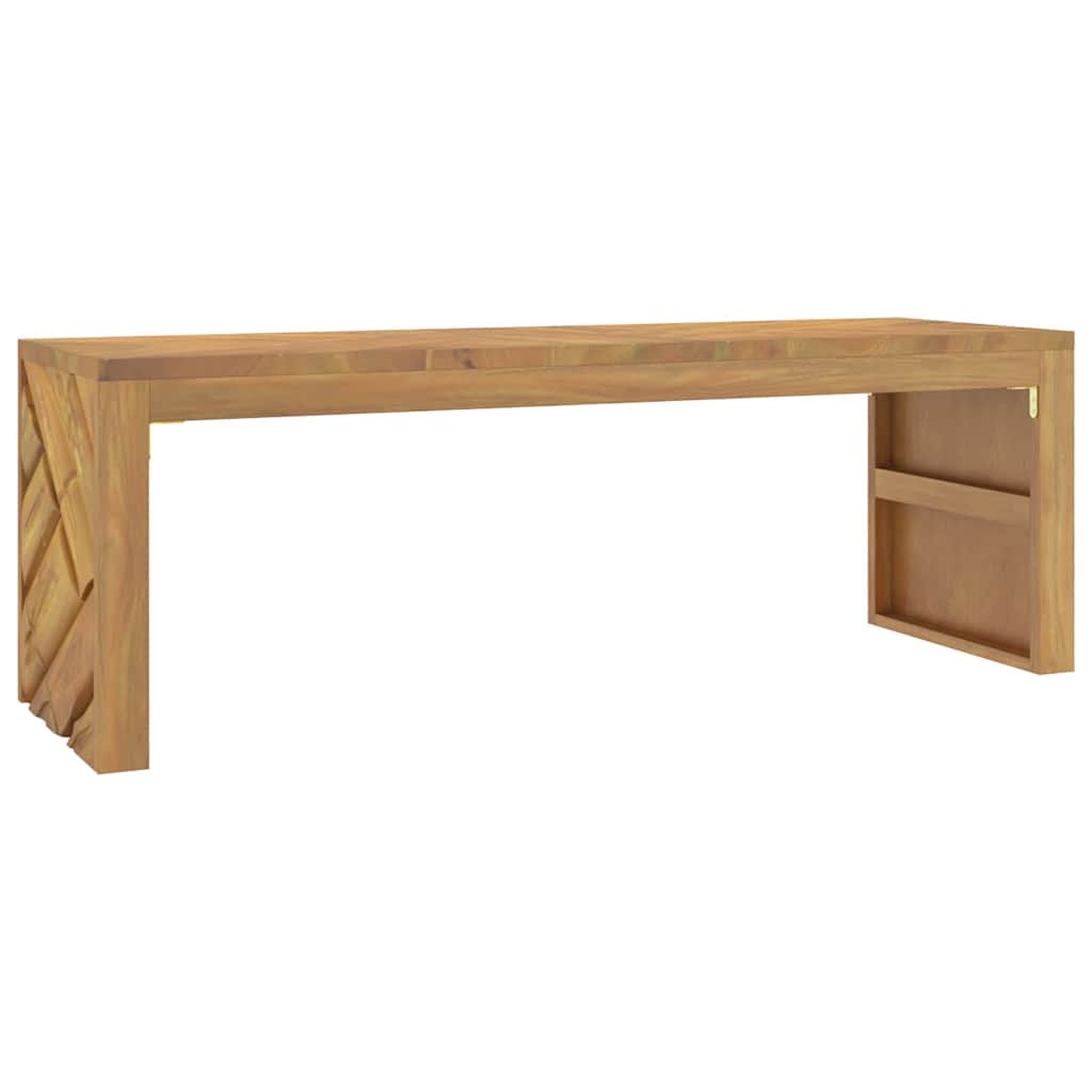 Coffee table 110x35x38 cm solid teak