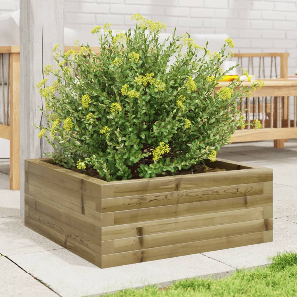 Hageplantekasse 60x60x23 cm impregnert furu