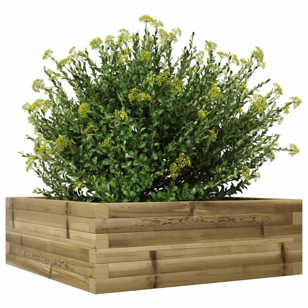 Plantekasse 70x70x23 cm impregnert furu