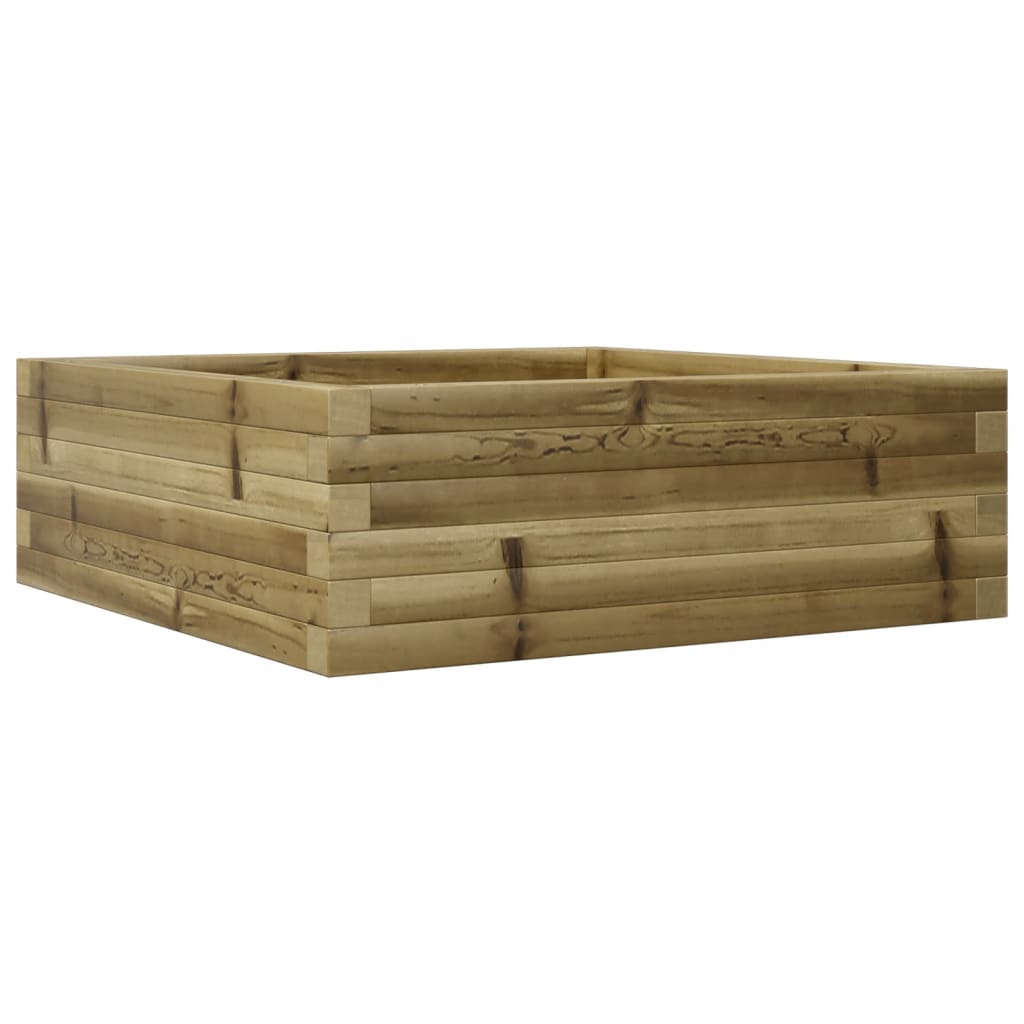 Plantekasse 70x70x23 cm impregnert furu