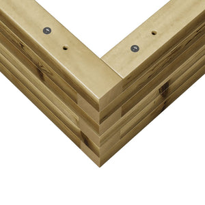 Plantekasse 70x70x23 cm impregnert furu