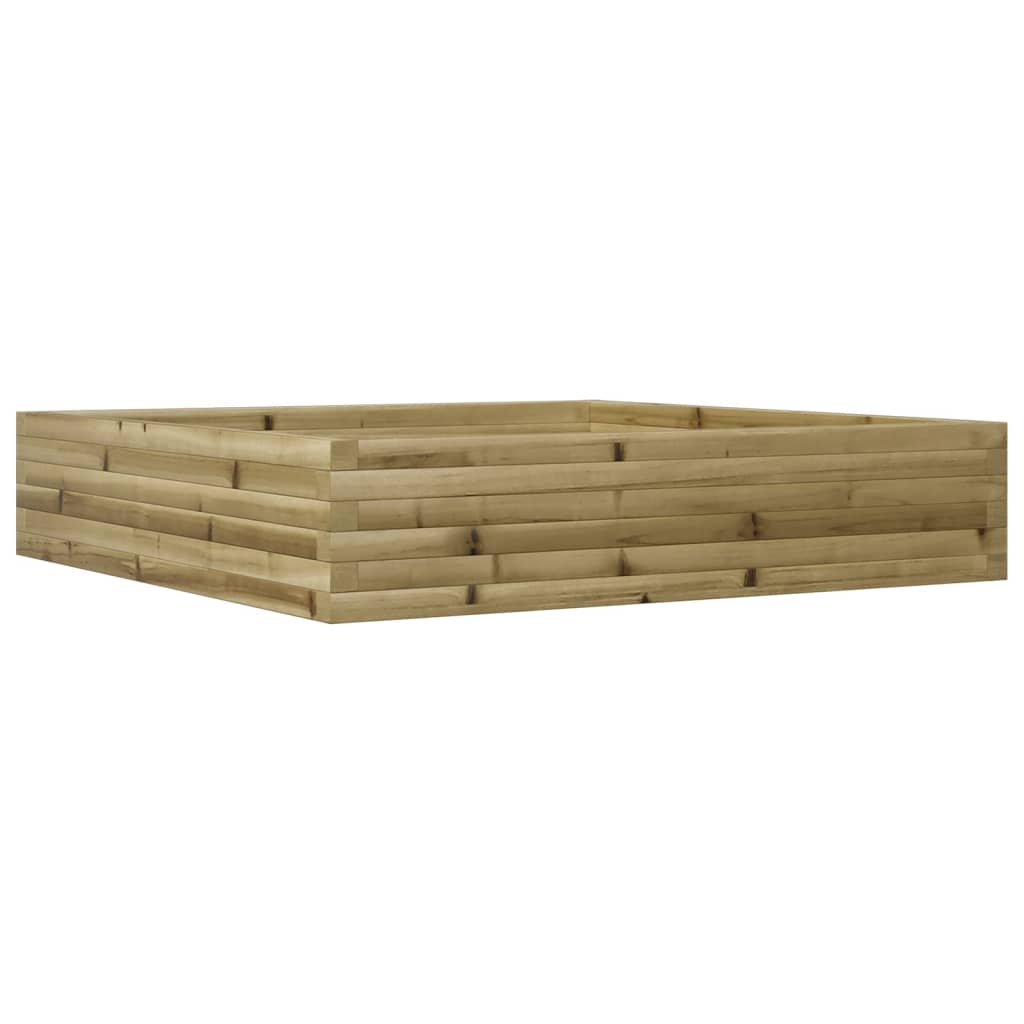 Plantekasse 110x110x23 cm impregnert furu