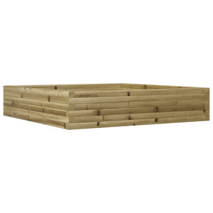 Plantekasse 110x110x23 cm impregnert furu