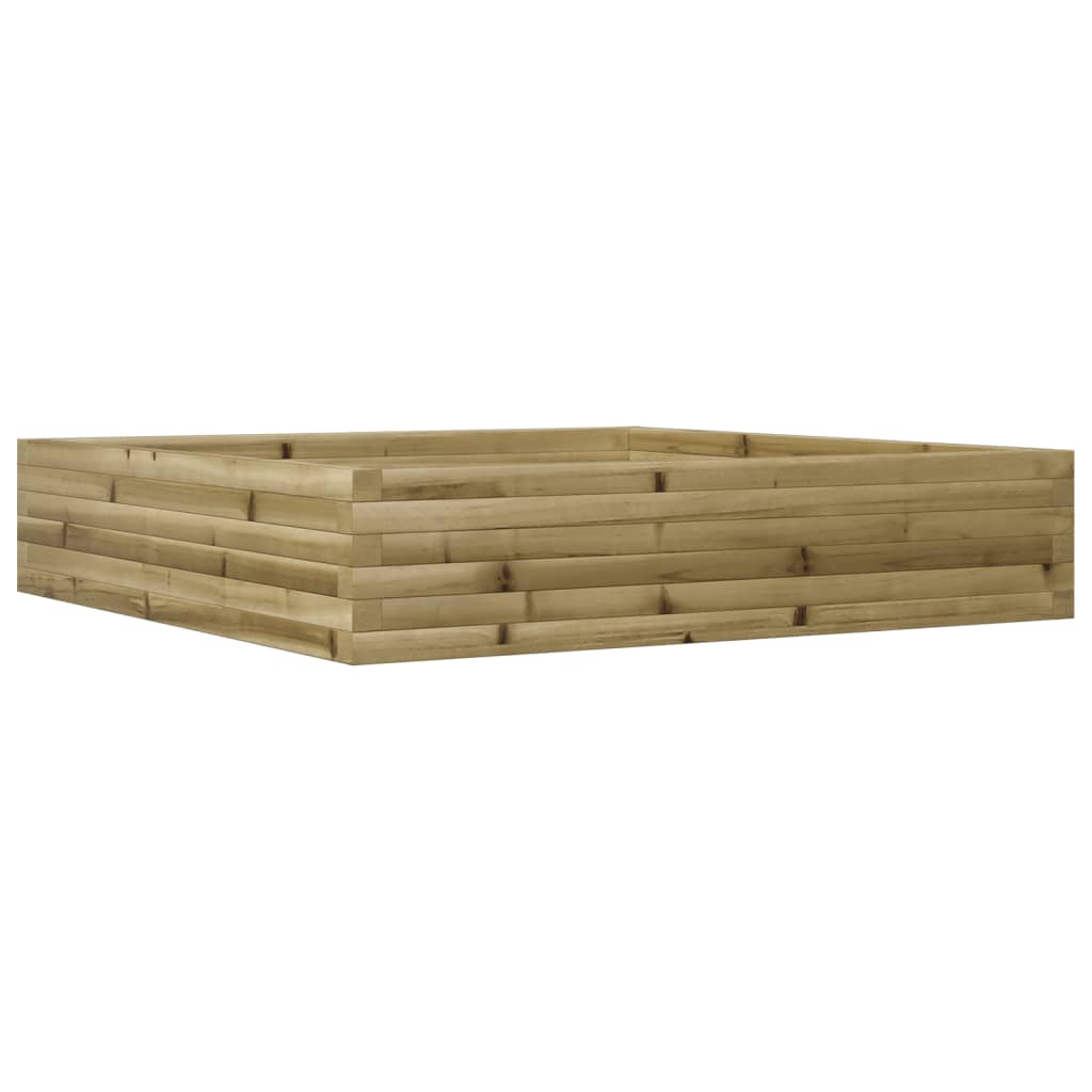 Plantekasse 110x110x23 cm impregnert furu